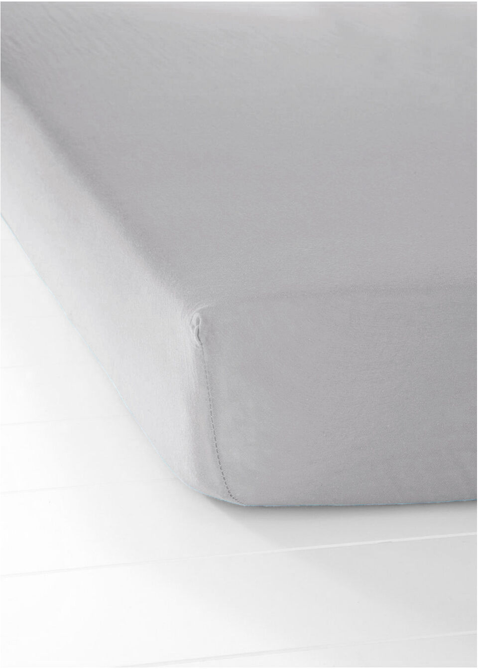 

Простыня на резинке «Джерси», большой размер, Светло-серый