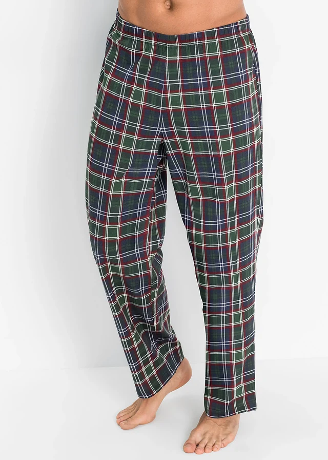 Pyjama à manches longues • gris clair chiné carreaux • product-page.page-title-suffix