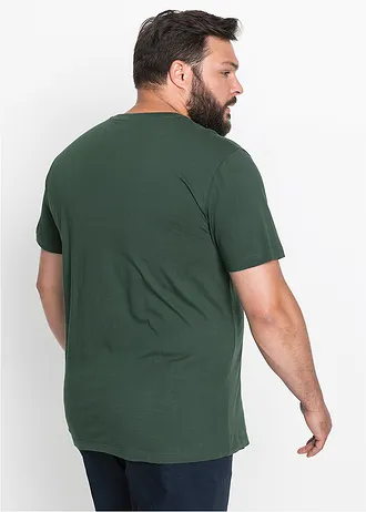 Tričko (3 ks v balení), barva: bordó + tmavě zelená + bílá