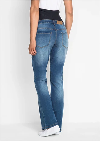 Kismama farmer, Bootcut, alacsony és magas méretekben • kék denim • bonprix áruház
