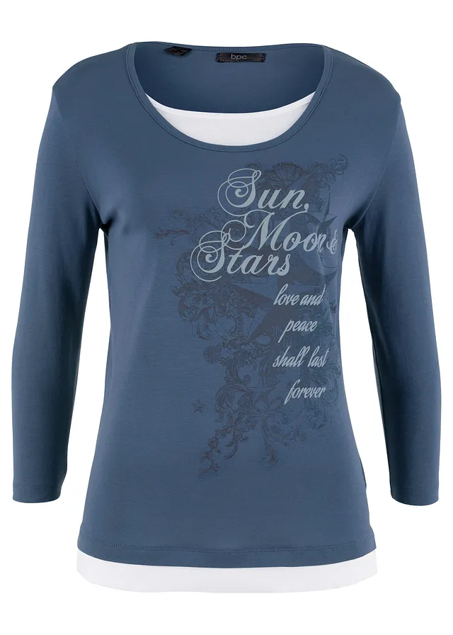 &quot;Bluză &quot;&quot;2în1&quot;&quot; cu mâneci 3/4&quot;