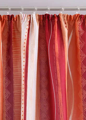 Microvezel gordijn met print (1 stuk) • terracotta • bonprix online shop