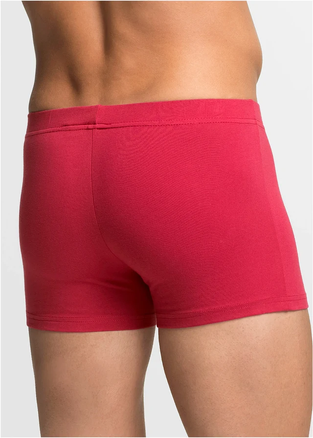 Strakke boxershorts met katoen (set van 3) • azuurblauw+rood+zwart • product-page.page-title-suffix