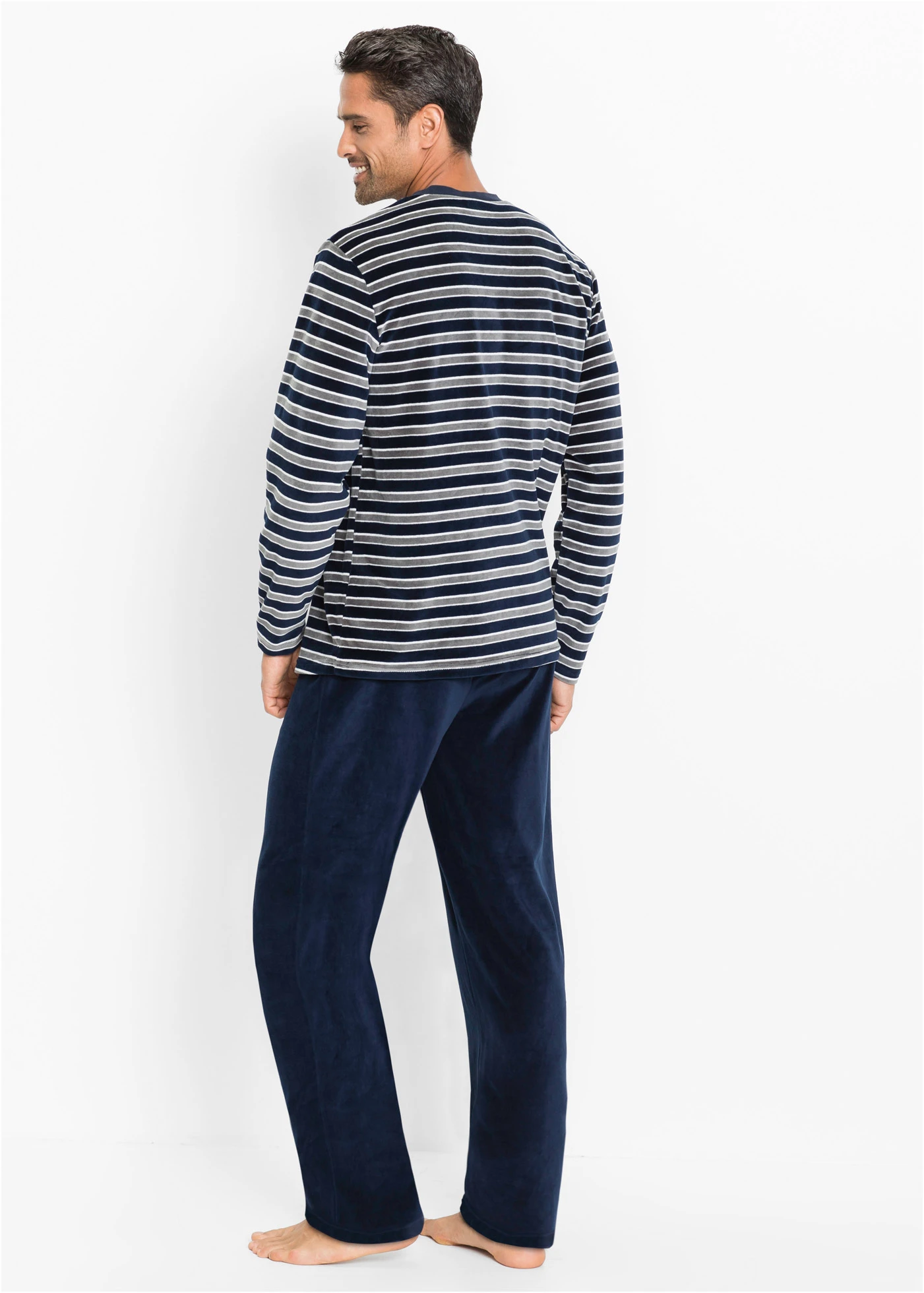 Nicki pyjama (2-dlg.) • donkerblauw gestreept • bonprix online shop