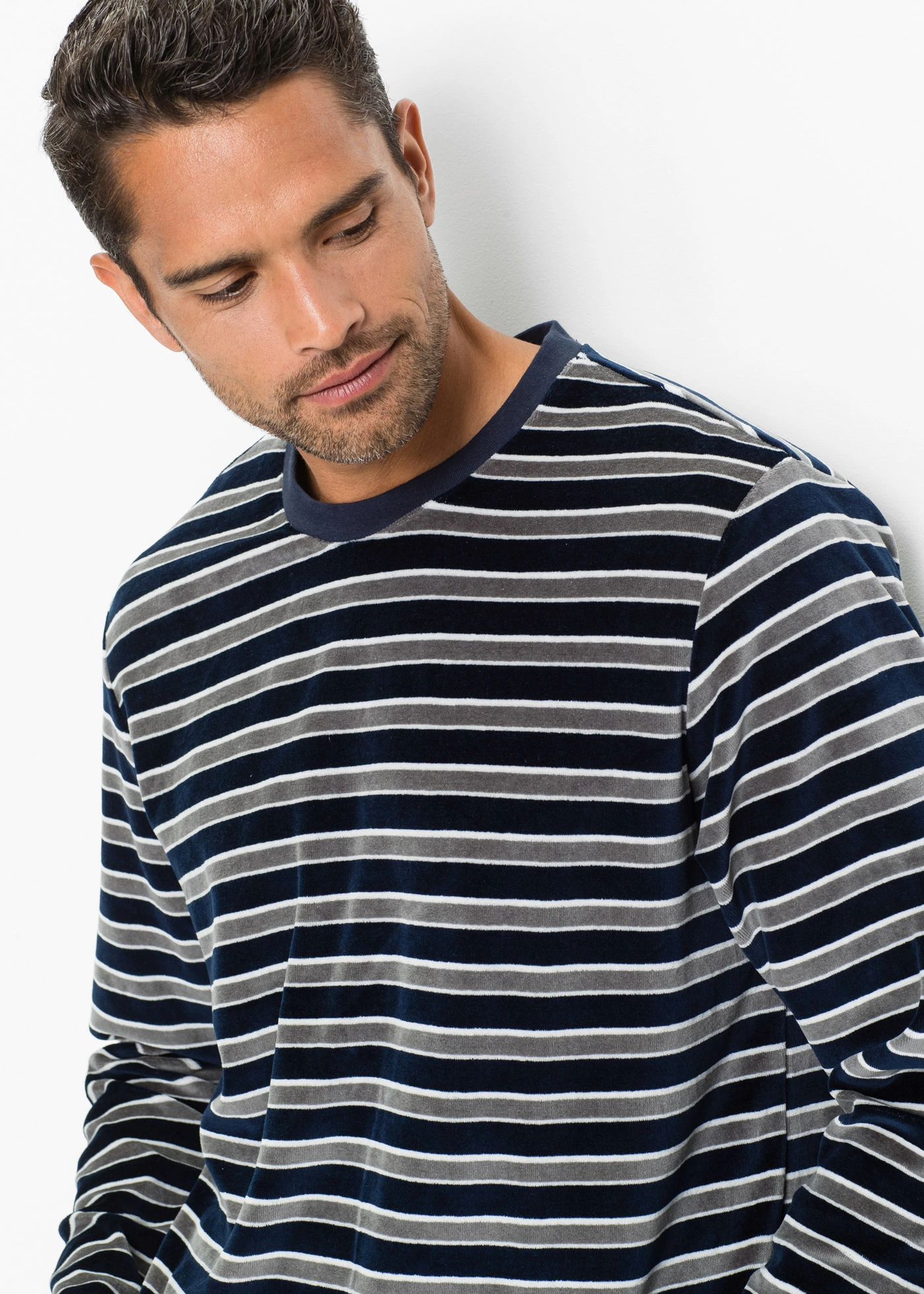 Nicki pyjama (2-dlg.) • donkerblauw gestreept • bonprix online shop