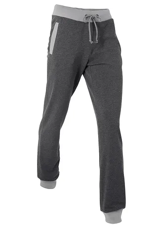 Pantalon de jogging avec bord-côtes contrastés