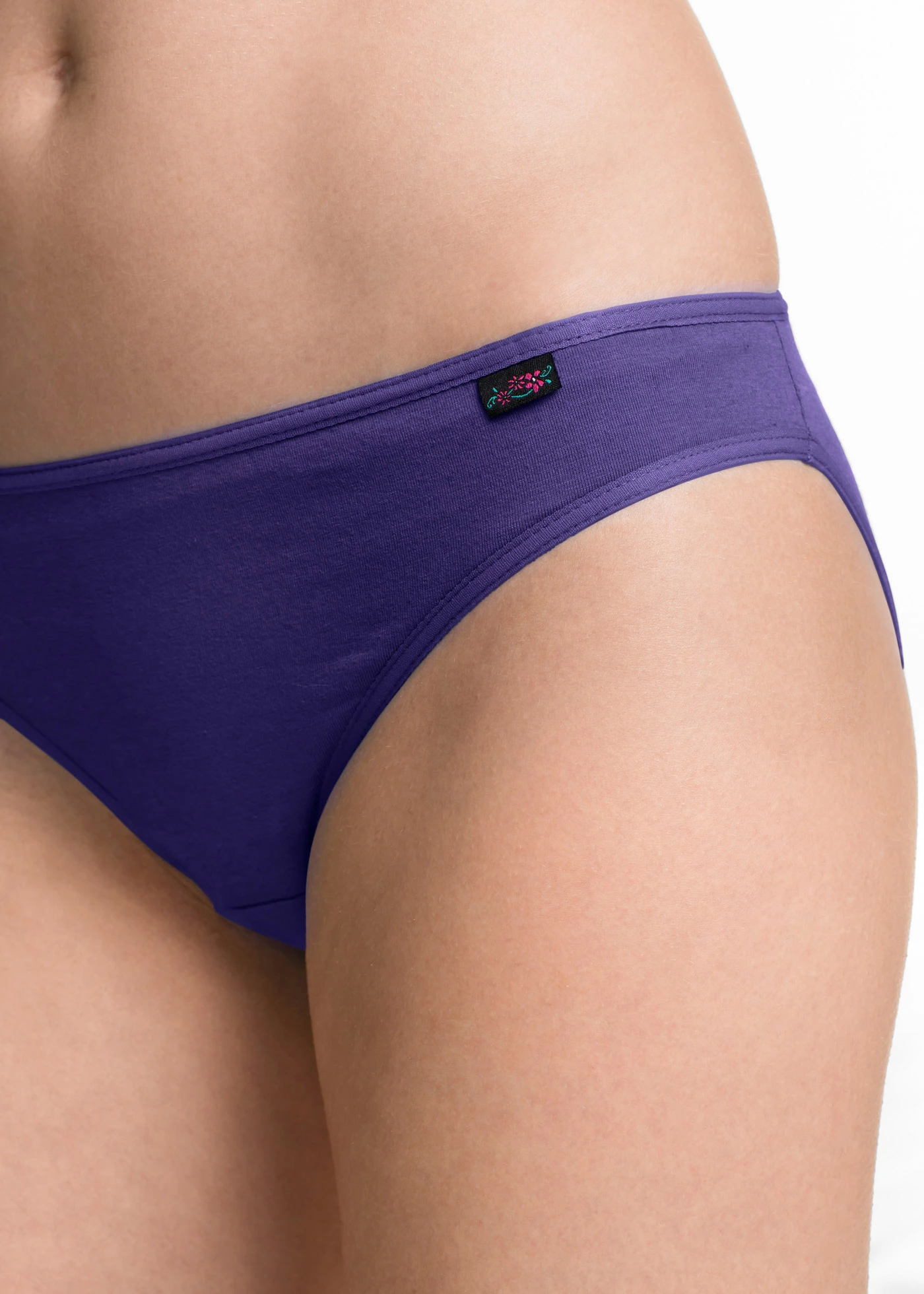 Slip van zacht katoen (set van 6) • paars+lila • bonprix online shop