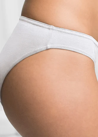 Slip met zacht katoen (set van 10) • wit • bonprix online shop