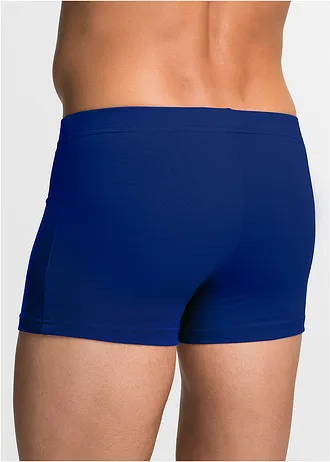 Chilot boxer mulat cu bumbac (set/3 buc.) • gri deschis melanj + negru + albastru întunecat • magazin bonprix