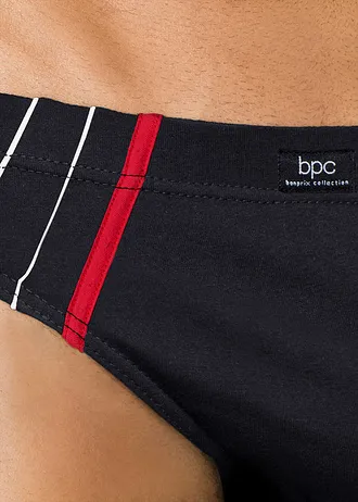 Maxi alsó pamuttal (5 db-os csomag) • szürke melírozott+fekete • bonprix áruház