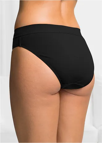 Slip met zacht katoen (set van 10) • zwart • bonprix online shop
