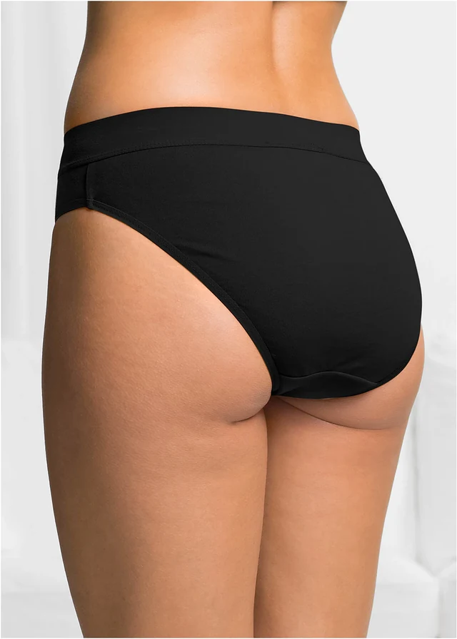 Slip (set van 10), Kleur: zwart