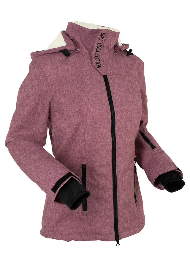 Veste outdoor fonctionnelle avec intérieur polaire peluche, imperméable