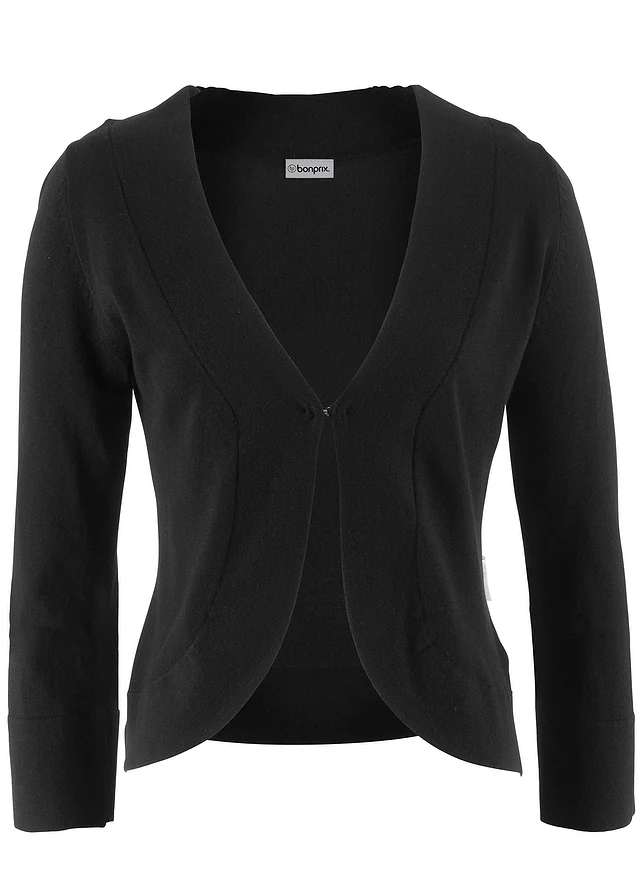 Gilet court en maille de viscose mélangée