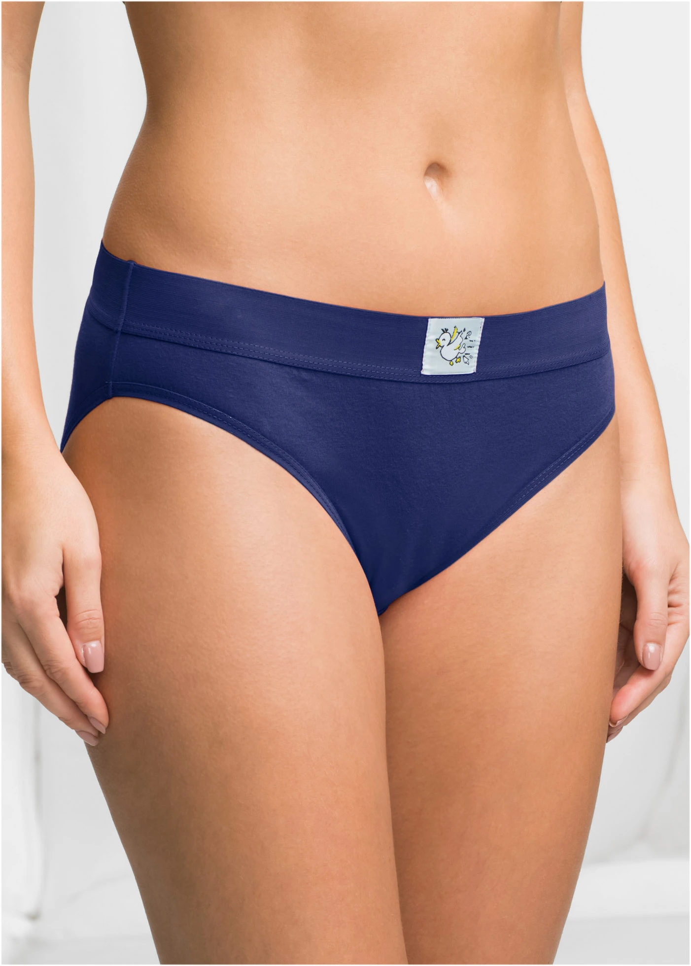 Slip met zacht katoen (set van 10) • multicolor+lichtgrijs gemêleerd • bonprix online shop