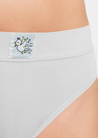 Slip met zacht katoen (set van 10) • wit • bonprix online shop