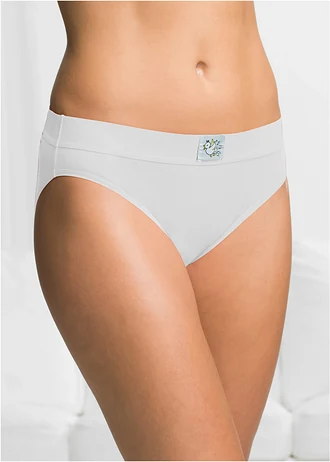 Slip met zacht katoen (set van 10) • wit • bonprix online shop