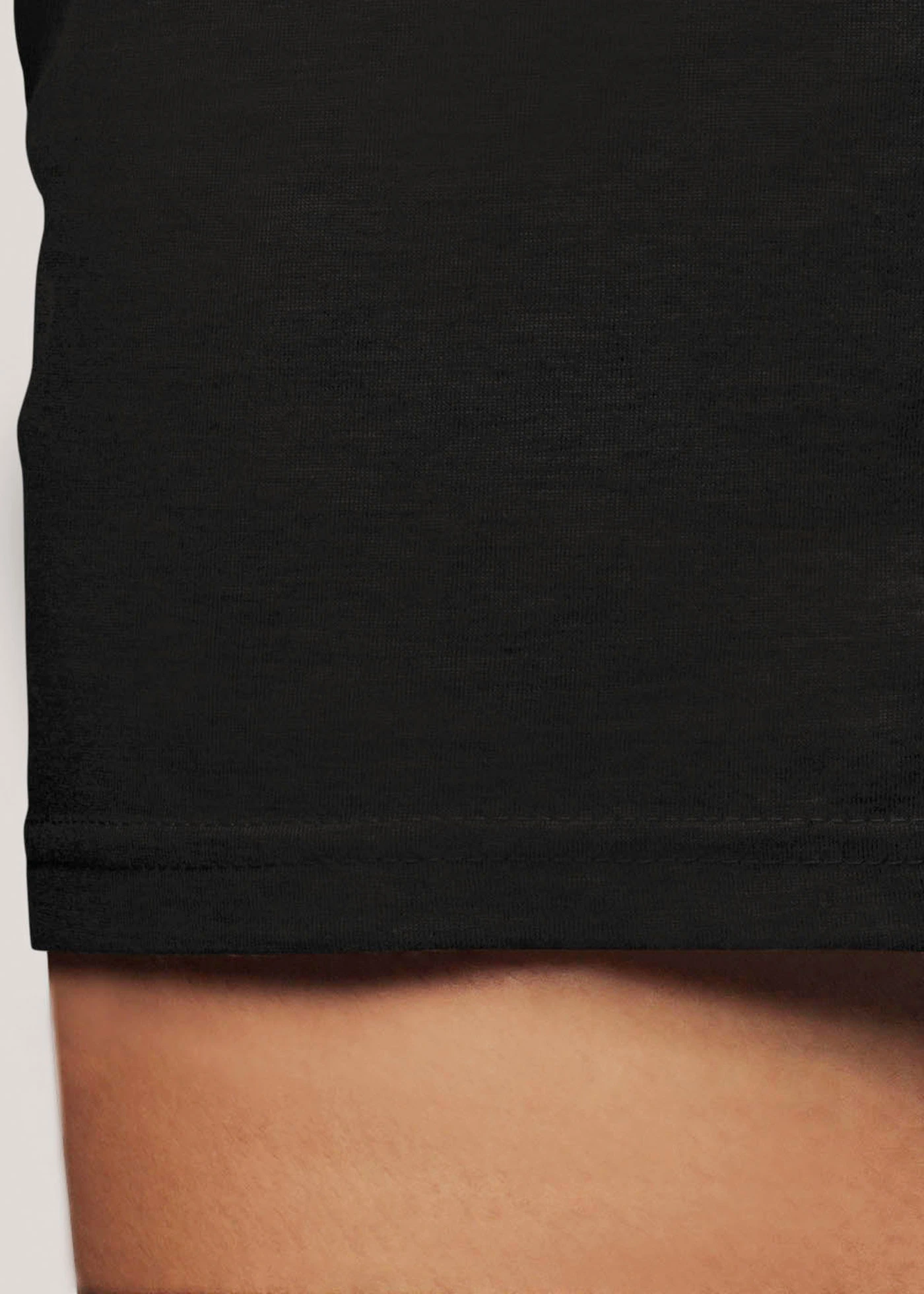 Lot de 4 caleçons en jersey coton doux • noir + bleu chiné • Boutique bonprix