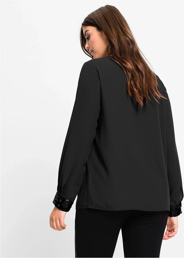 Blouse ample, Couleur: noir