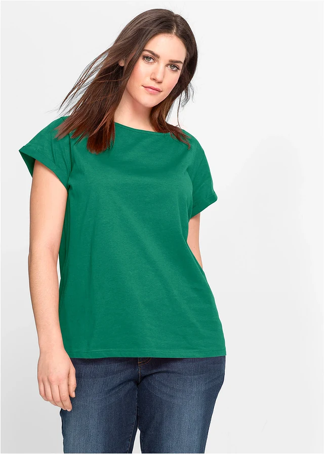 T-shirt 100% coton, Couleur: vert menthe