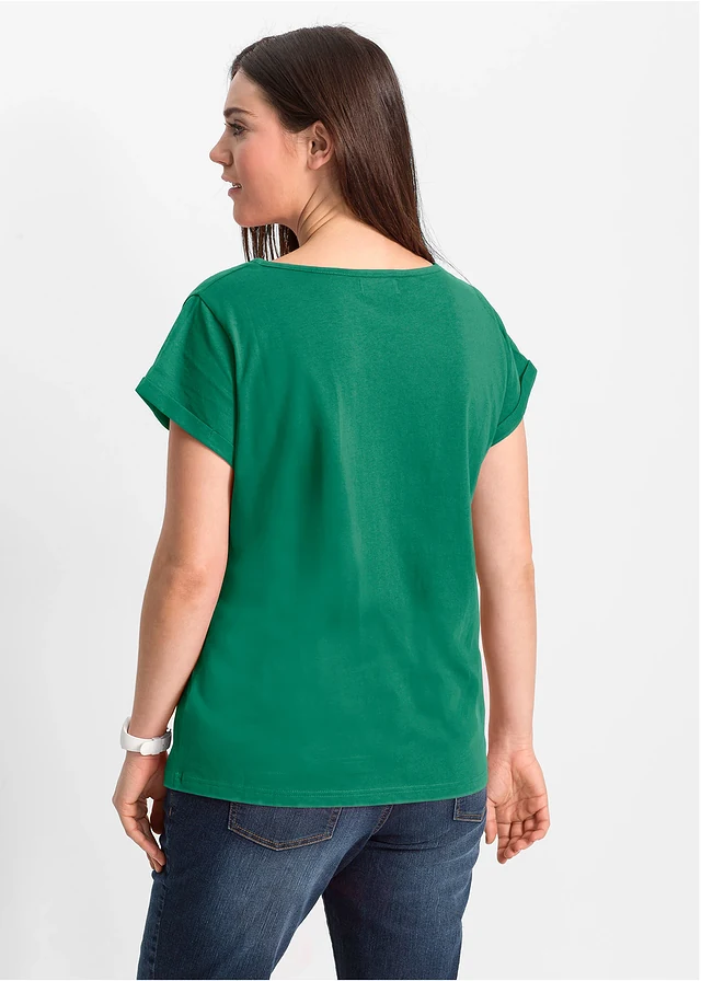 T-shirt 100% coton, Couleur: vert menthe