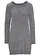 Oversized pletené šaty ze žinylky, barva: šedá