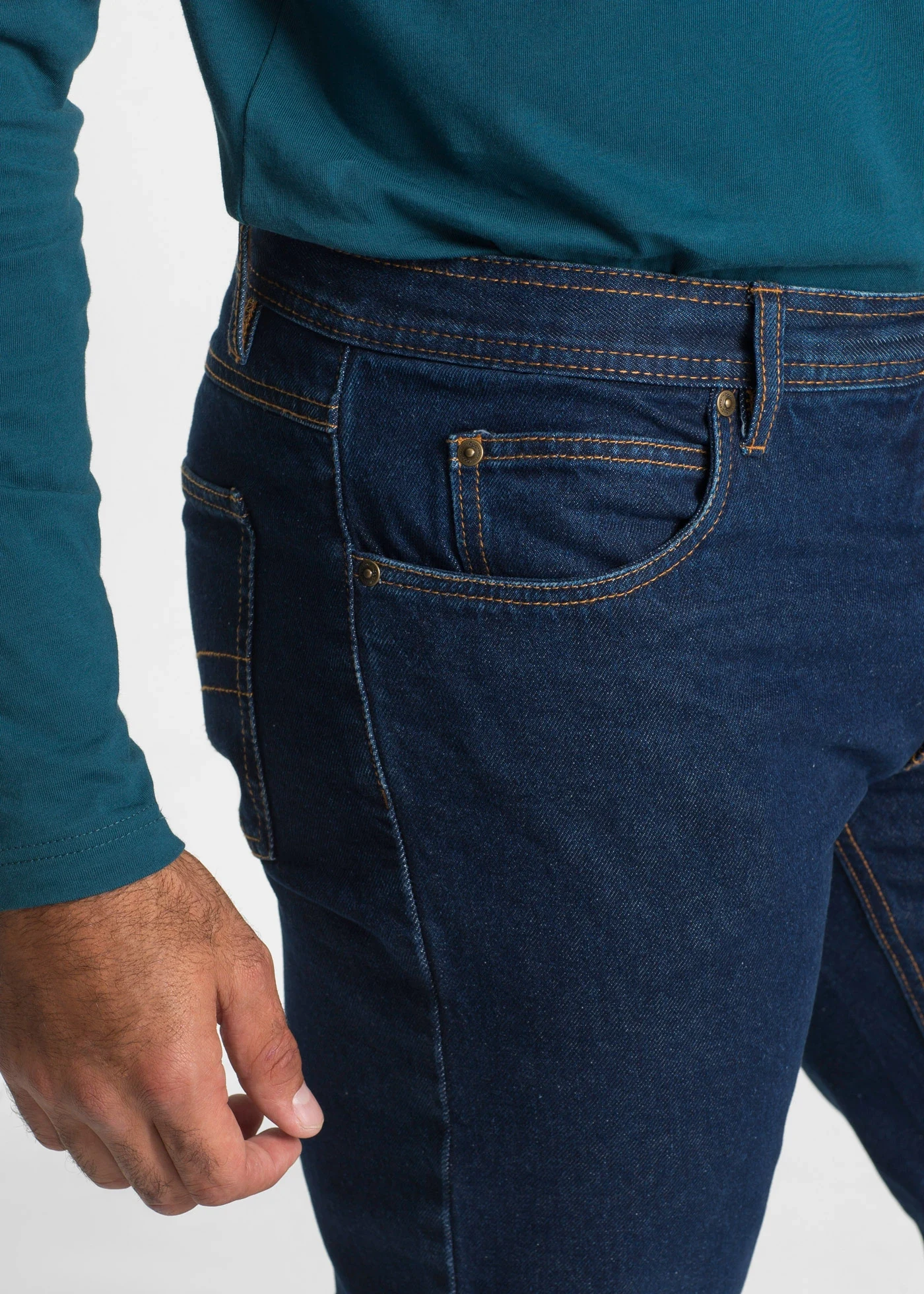 Thermo Classic Fit-jeans met zachte flanellen voering, straight • donkerblauw denim • bonprix online shop