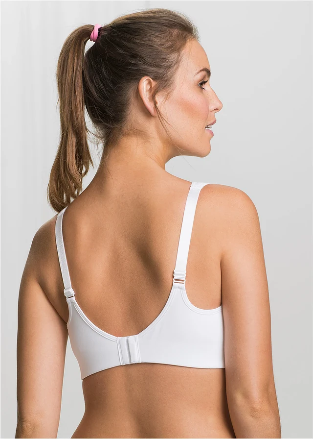 Sport bh, stevig, Kleur: wit