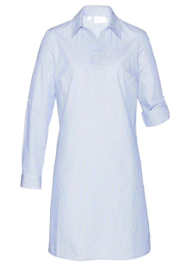 Košeľové šaty z čistej bavlny