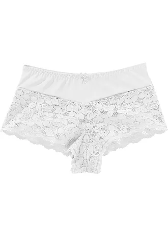 Chilot panty maxi cu dantelă