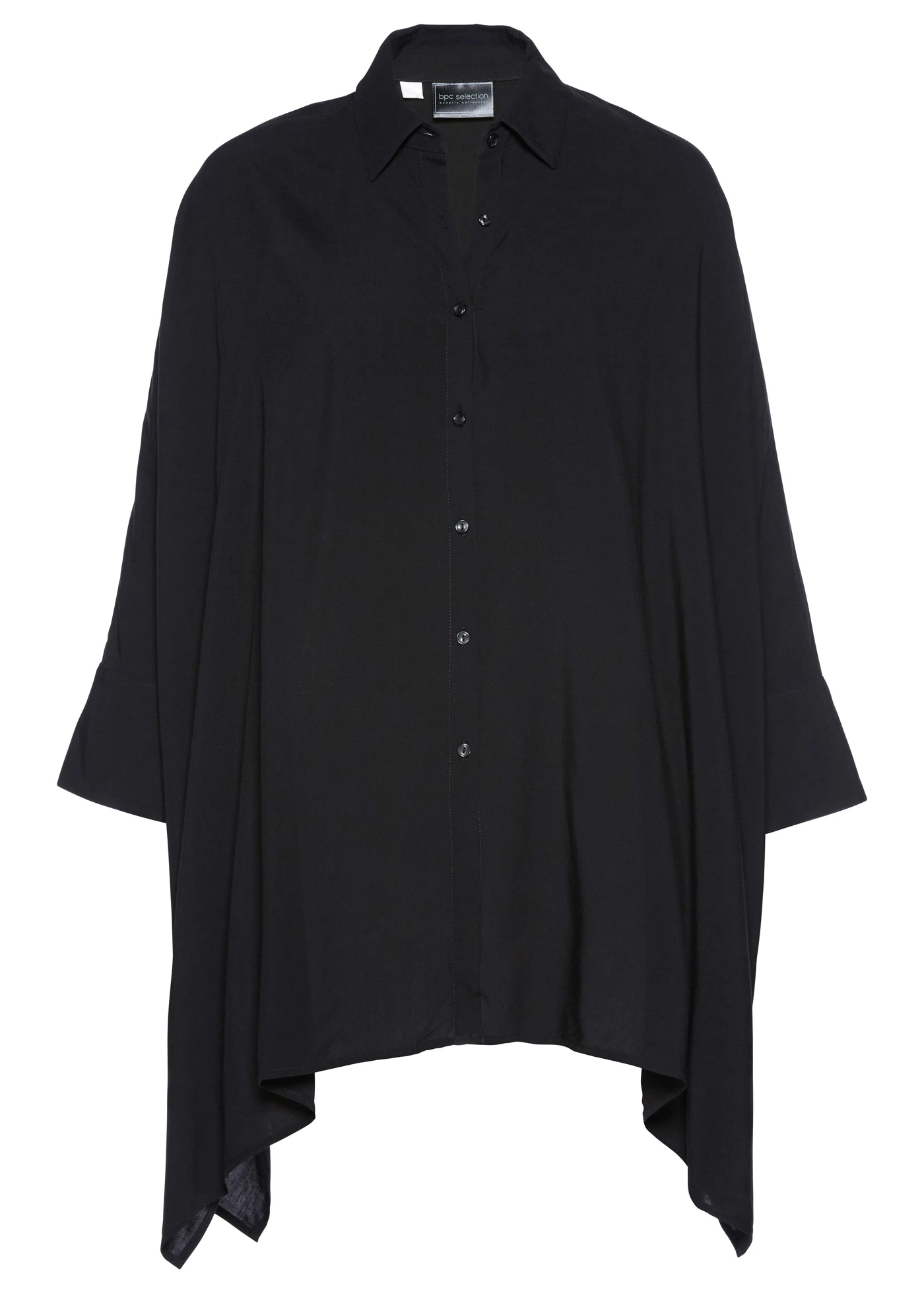Oversized blouse • zwart • bonprix online shop