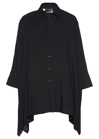 Oversized blouse • zwart • bonprix online shop