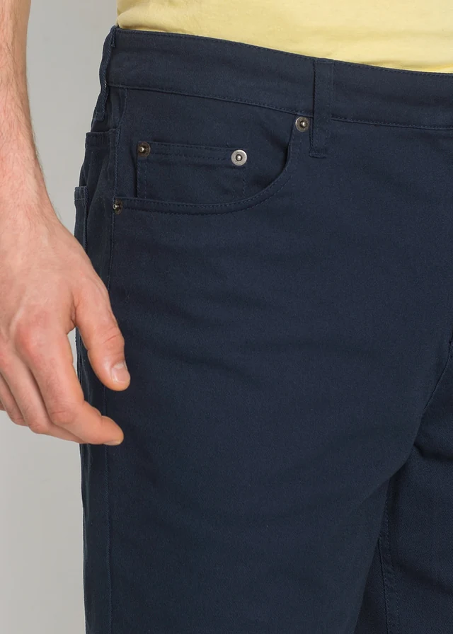 Classic fit stretch bermuda • donkerblauw • product-page.page-title-suffix