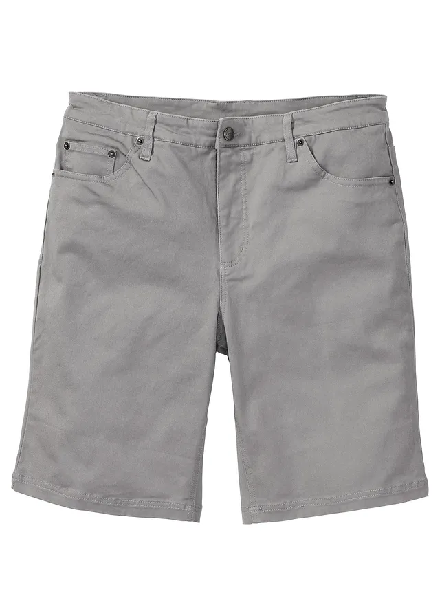 Sztreccs bermuda Classic Fit • szürke • bonprix áruház