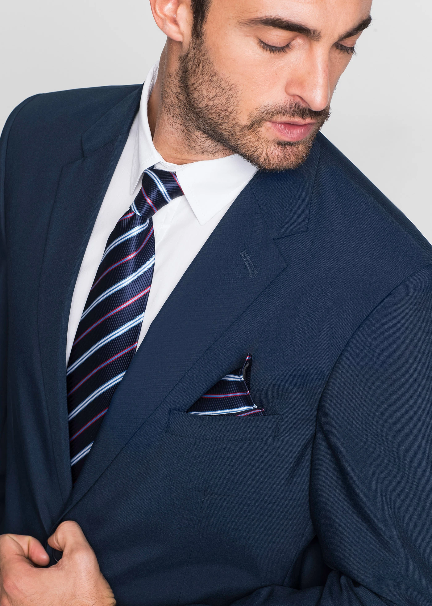 Costume 2 pièces, regular • bleu foncé • Boutique bonprix