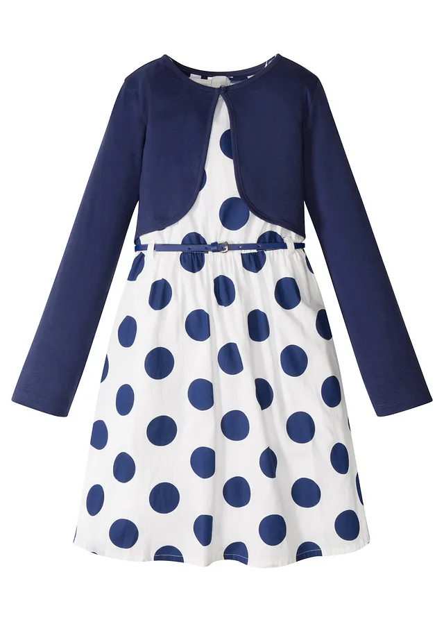Rochie+curea+bolerou fete (3piese)