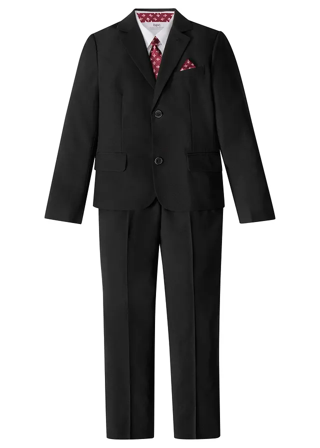 Costum cu cămașă și cravată (set/4 piese)