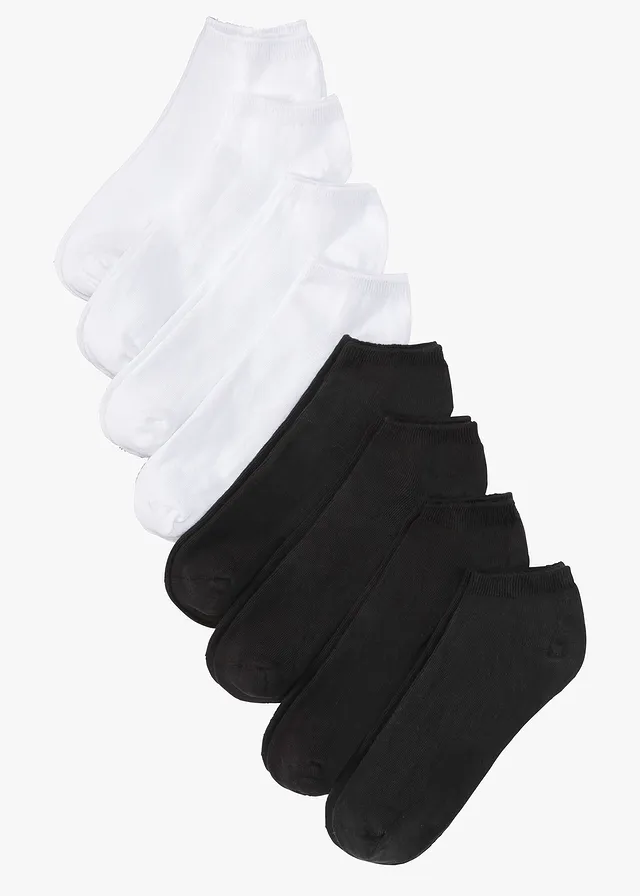 Șosete scurte cu bumbac organic (set/8 perechi)