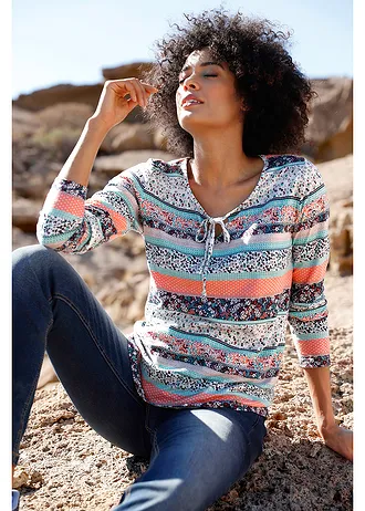 Tunică cu mâneci lungi • portocaliu-lacs • magazin bonprix