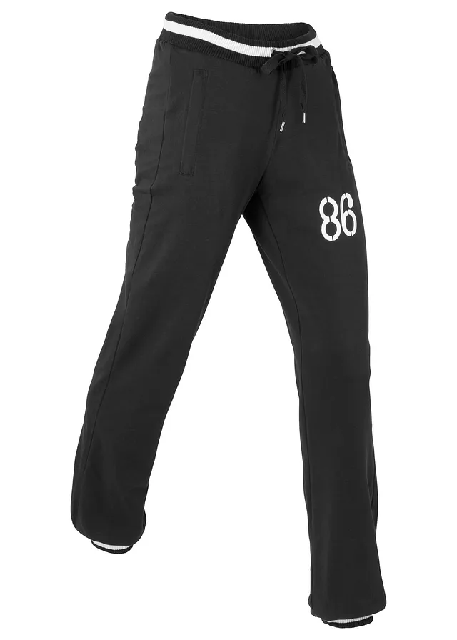 Pantaloni casual din amestec elastic cu bumbac