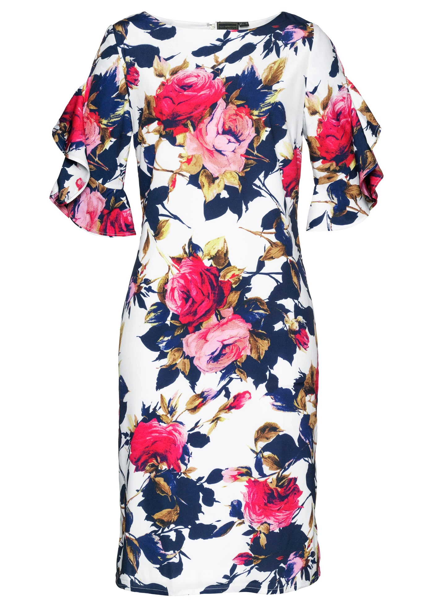 Jurk • ecru-multicolor gebloemd • bonprix online shop