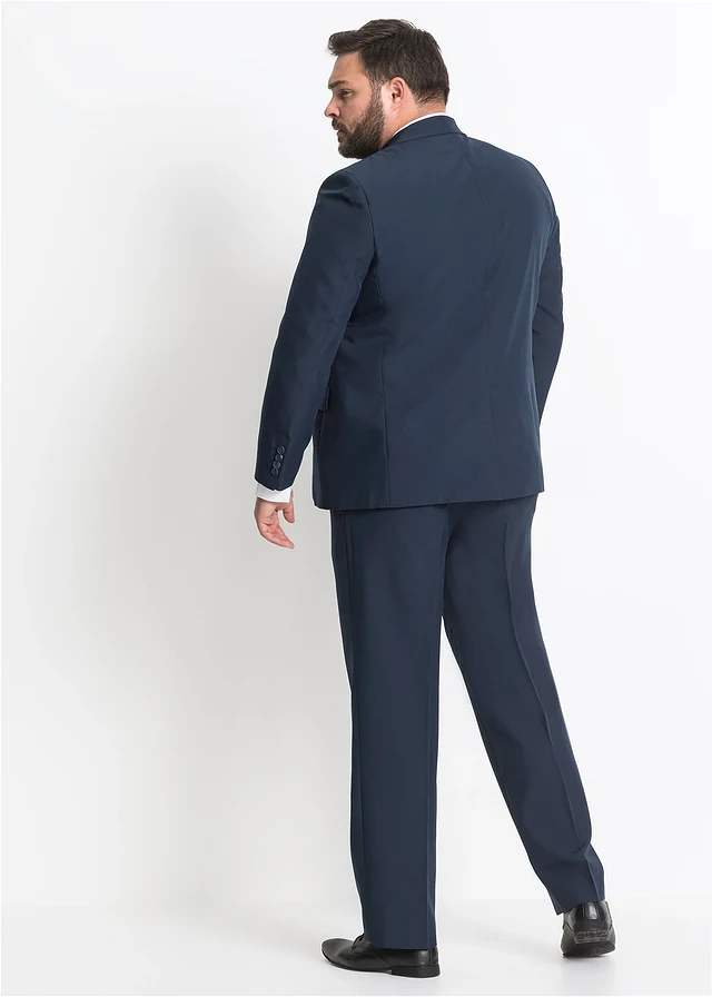 Pak (2-delig), regular fit, Kleur: donkerblauw