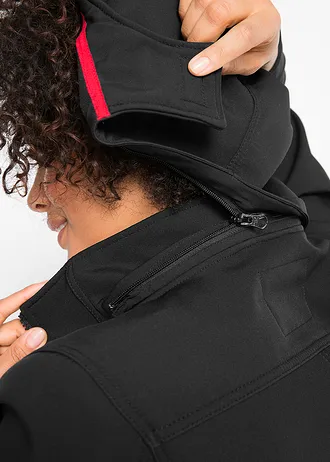 Veste softshell extensible, imperméable • noir • Boutique bonprix