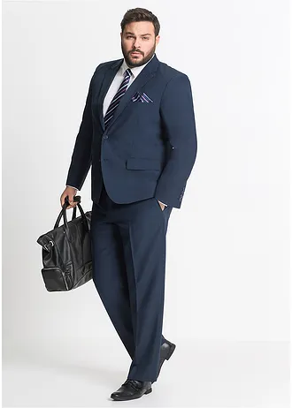 Pak (2-delig), regular fit, Kleur: donkerblauw