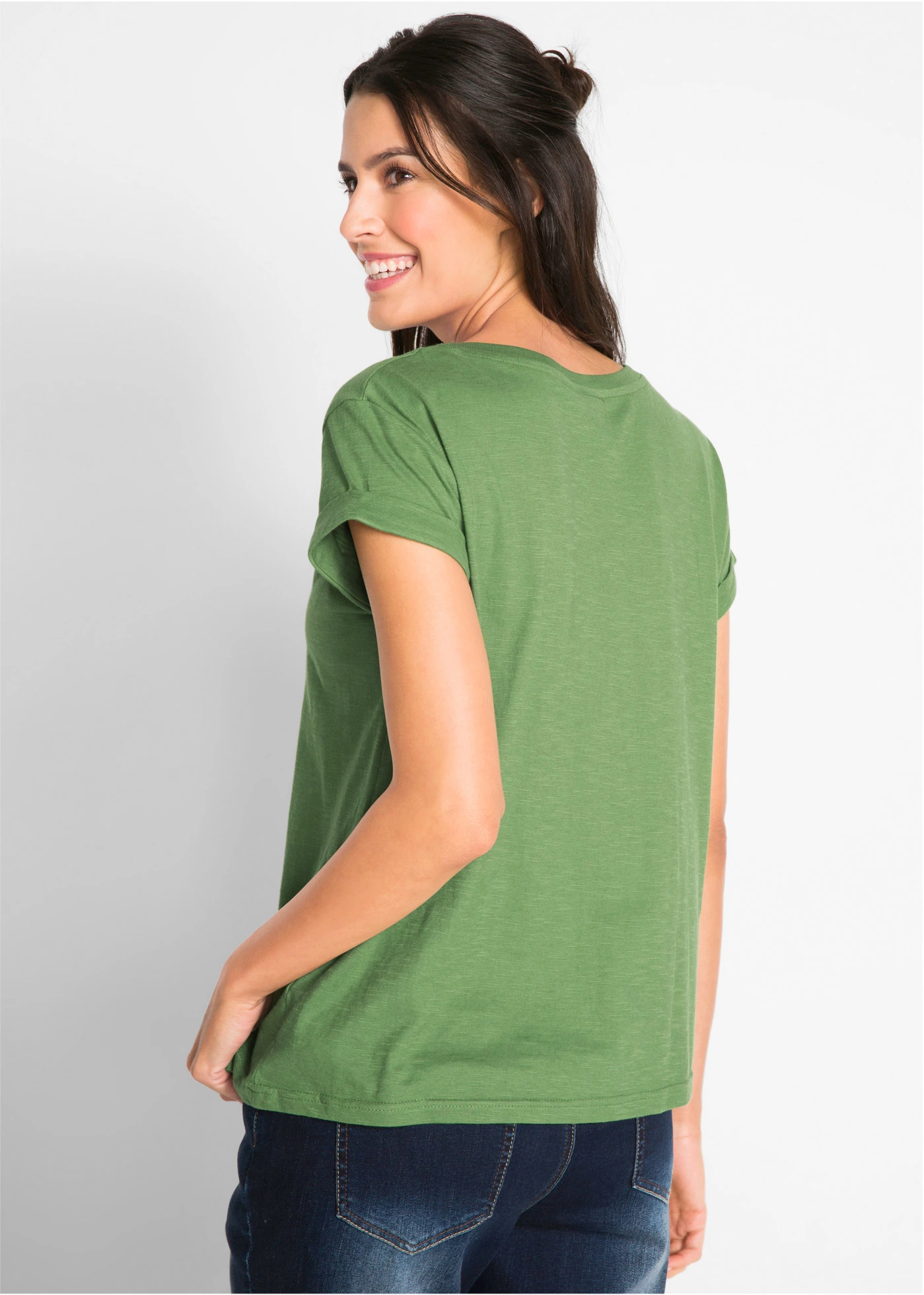 Boxy shirt • groen • bonprix online shop