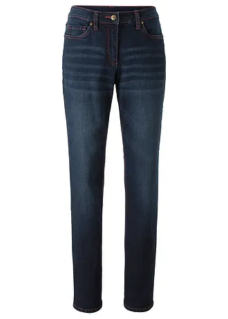 Straight jeans met mid waist