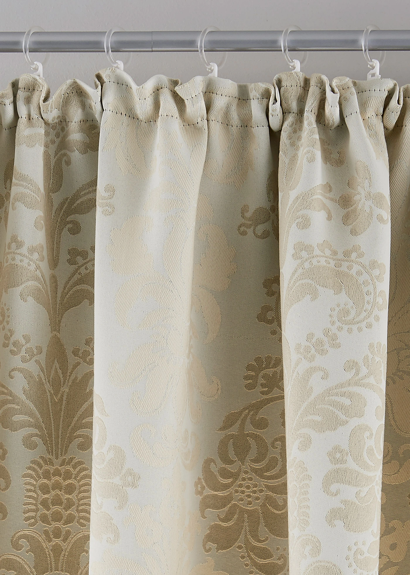 Isolerend verduisterend gordijn van jacquard (1 stuk) • crème • bonprix online shop