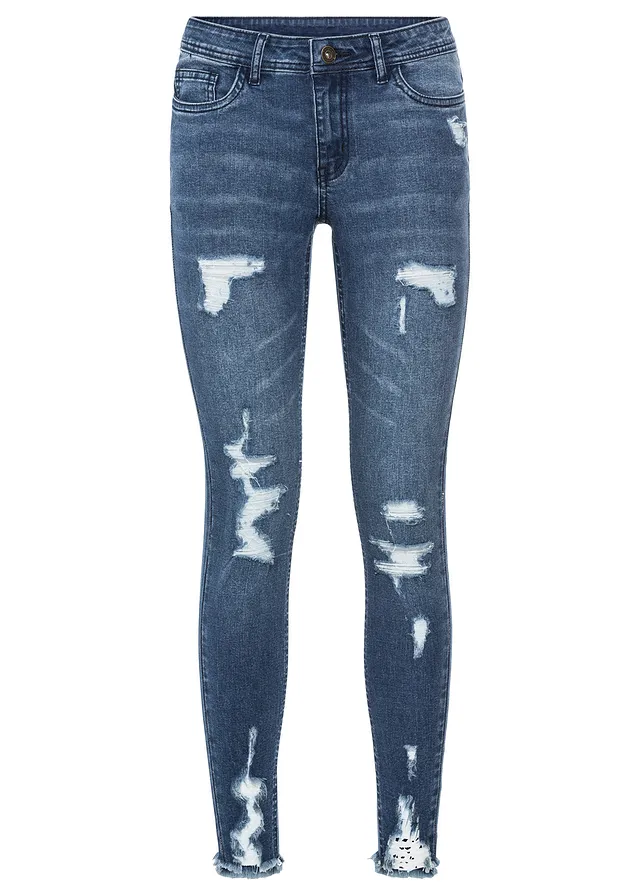 Blugi Skinny destroy