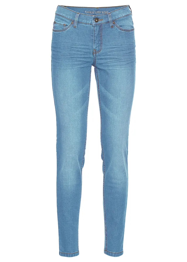 Skinny-Jeans, Mid Waist, cropped