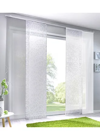 Posuvná záclona z lehkého voálu (1 ks v balení) • bílá • bonprix obchod